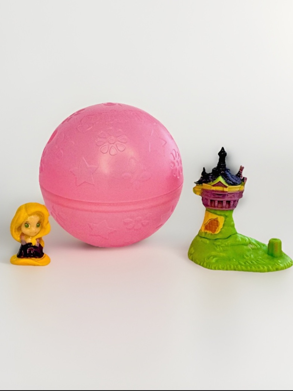 Squinkies Biginkies Tangled Rapunzel Tower Large Ball Disney Princess Princess